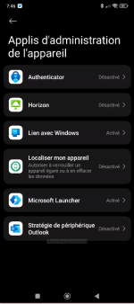 Lien avec Windows