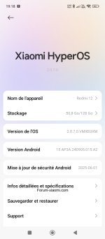 réinit de données mobile