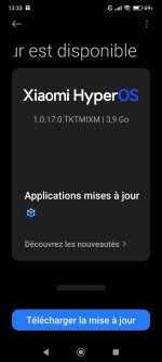 Mise à jour impossible