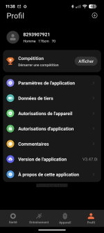 Synchronisation Google Agenda et Bracelet Xiaomi Band 8