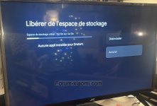 Problème de mémoire interne Xiaomi TV box S